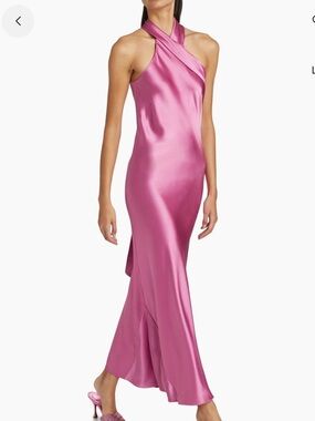 GALVAN LONDON Pandora Dress size 8 in Fushia - WORN ONCE!